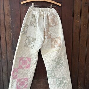Vintage Quilted Pants low rise M/L